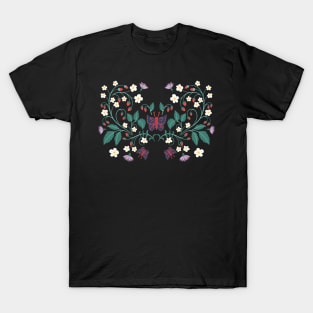 Folk Art Strawberries T-Shirt